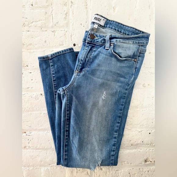 PAIGE Light Blue Women's Verdugo Ankle Skinny Jeans Size 30 - Picture 1 of 5